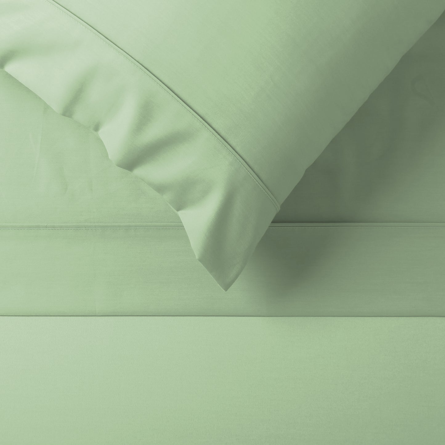 Stonewashed Cotton Sheet Set- Sage