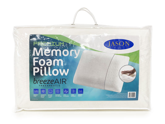 BreezeAir Memory Foam Pillow -Standard