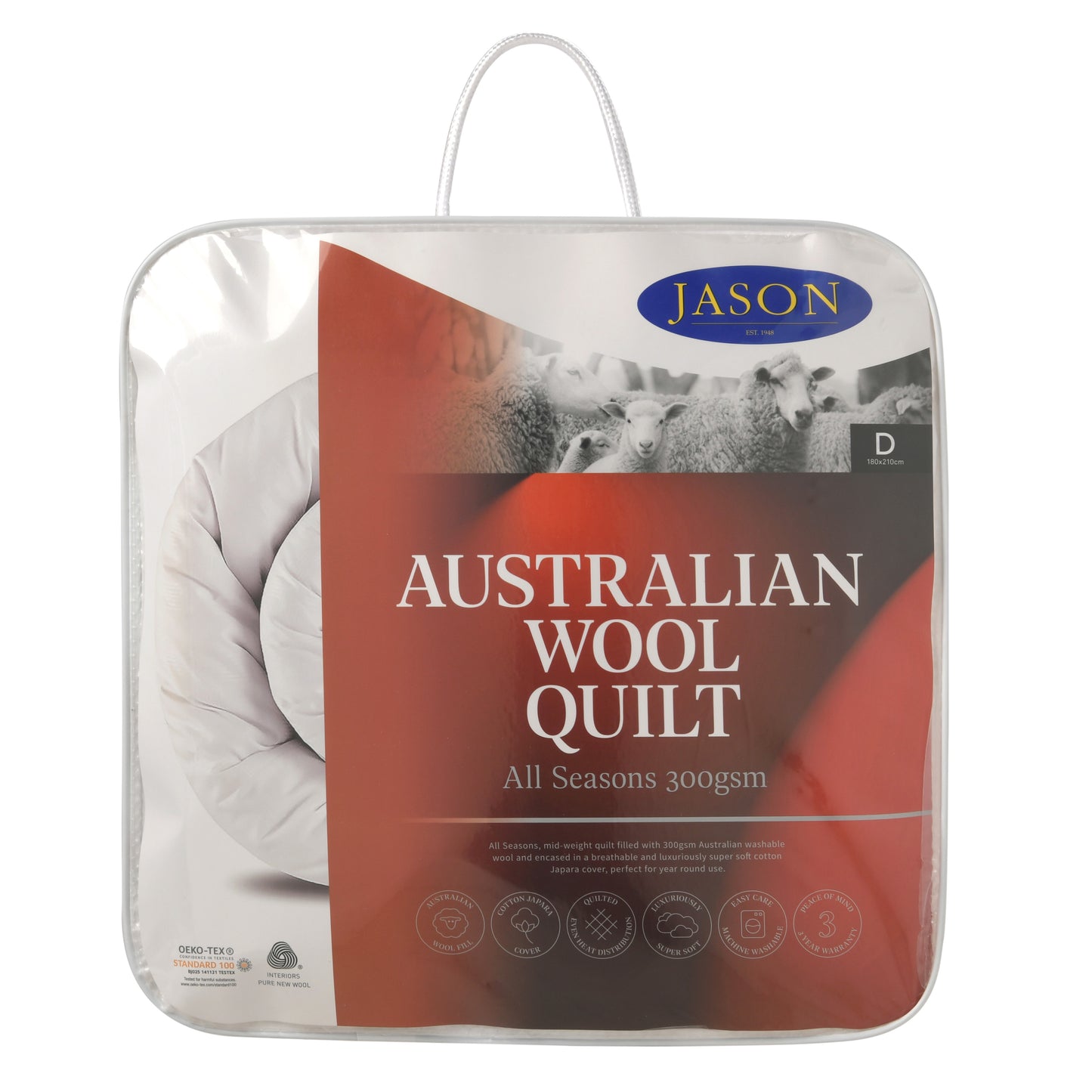 Australian Wool Quilt 300gsm