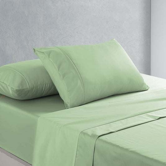 Stonewashed Cotton Sheet Set- Sage