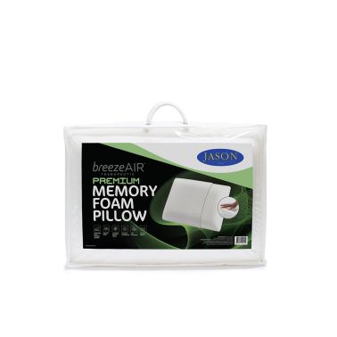 BreezeAir Memory Foam Pillow - Standard 