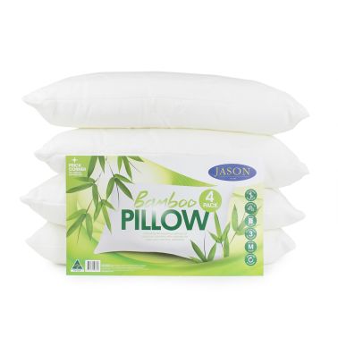 Bamboo Pillow  4 pack